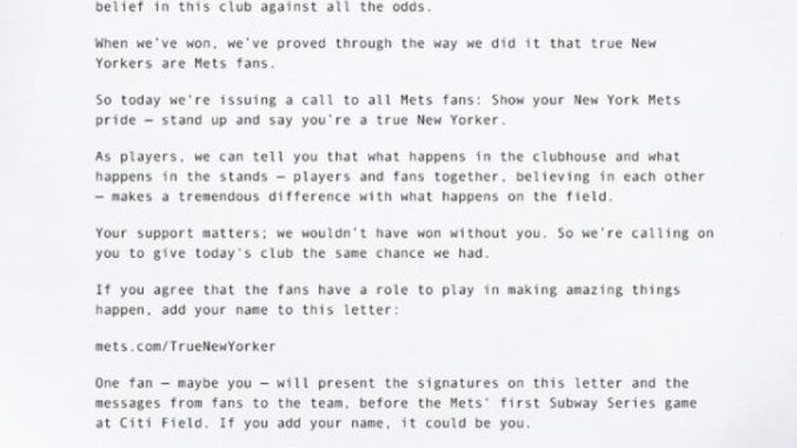 Mets Ask Fans to Pledge Loyalty, Fans Respond by Basically Saying 'I Got Your Loyalty Pledge Right Here!'