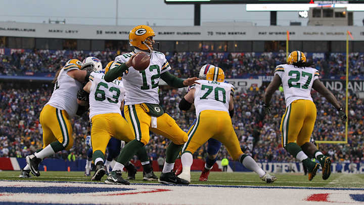 Aaron Rodgers got his linemen 55-inch TVs for Christmas