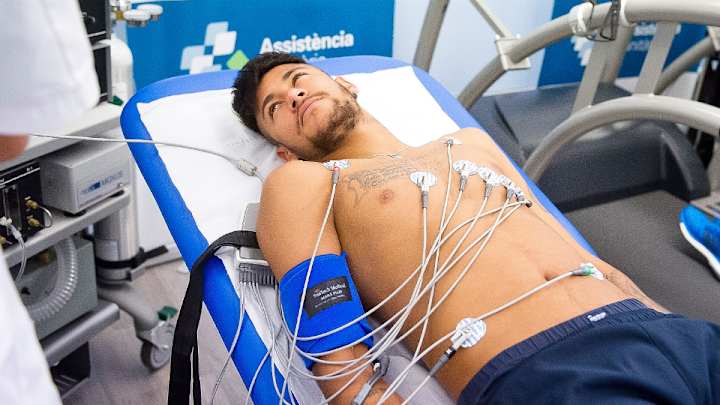 Neymar returns to training for first time since back injury