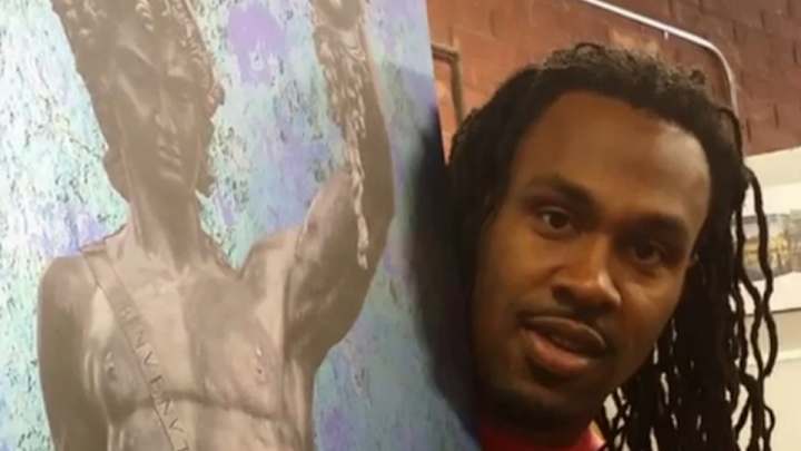 Atlanta's hottest artist is Falcons RB Steven Jackson