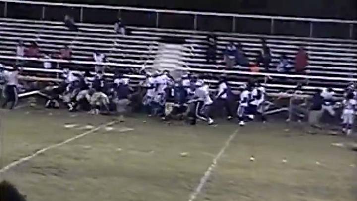 Ohio high school football game canceled after bench-clearing brawl Ohio high school football game canceled after bench-clearing brawl