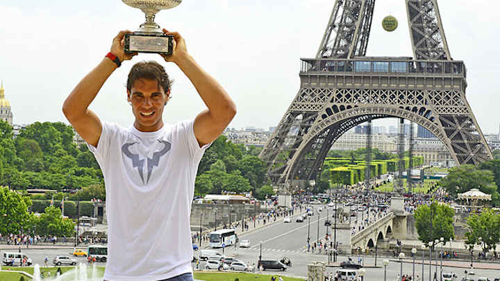 A day after his French Open win, Nadal thinking ahead to Wimbledon