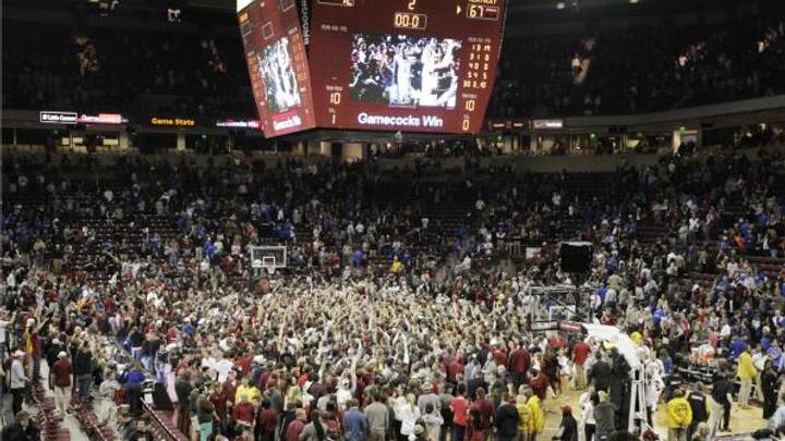 University of South Carolina fined $25,000 after students storm court University of South Carolina fined $25,000 after students storm court