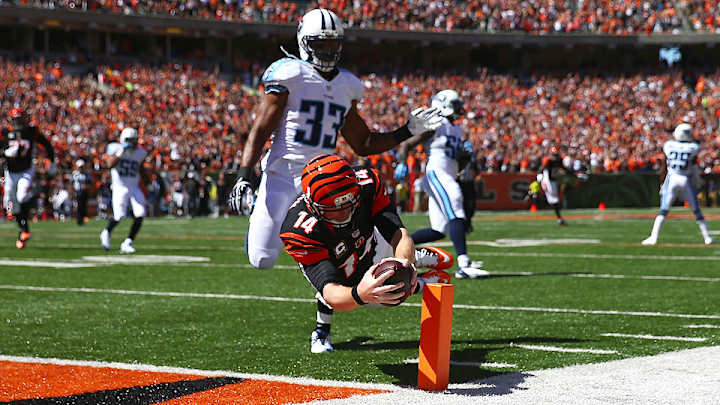 Watch: Bengals QB Andy Dalton catches TD pass on trick play