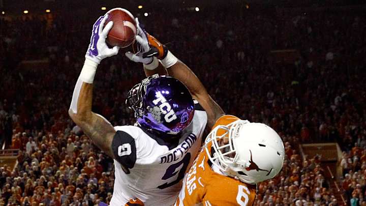 No. 5 TCU blows out Texas in Austin to keep its playoff hopes alive