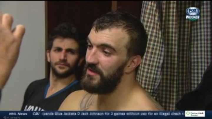 Ricky Rubio didn't appreciate Nikola Pekovic's postgame cliché