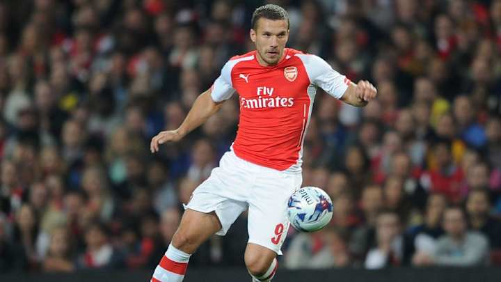 Lukas Podolski says 'hell will freeze over' before he goes to Tottenham