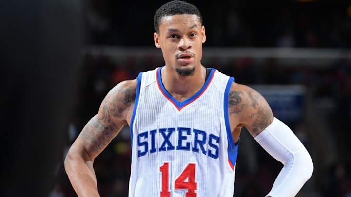 76ers G K.J. McDaniels' mother wants her son to get the ball