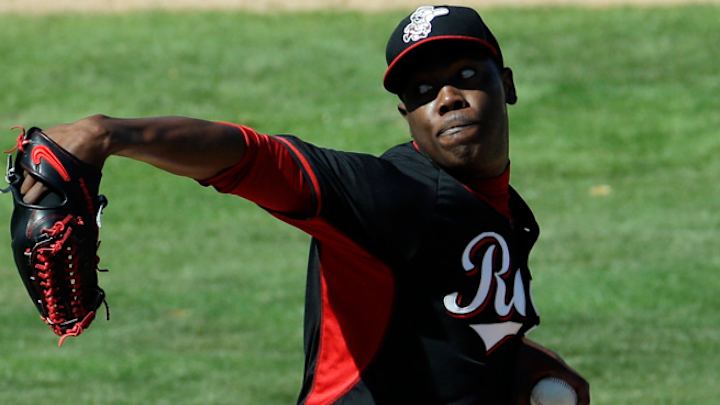 Reds closer Aroldis Chapman (face injury) ready for rehab assignment