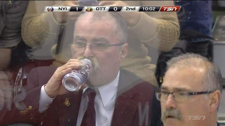 Ottawa Senators Coach Paul Maclean Stands Next to His Doppleganger Ottawa Senators Coach Paul Maclean Stands Next to His Doppleganger