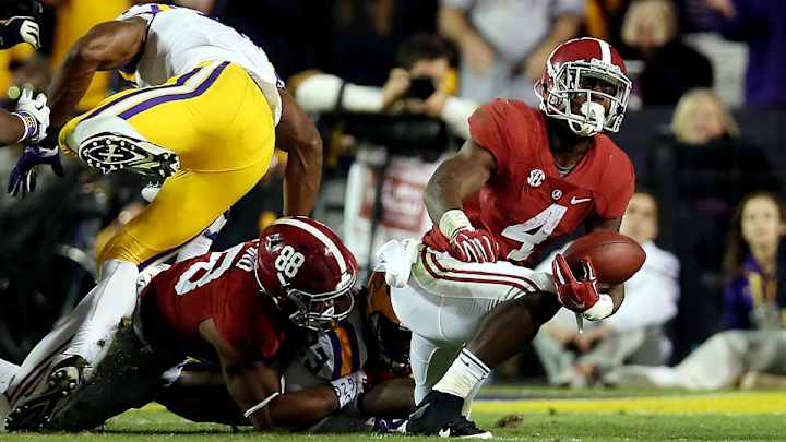 Alabama running back T.J. Yeldon (ankle) 'doing well,' Nick Saban says