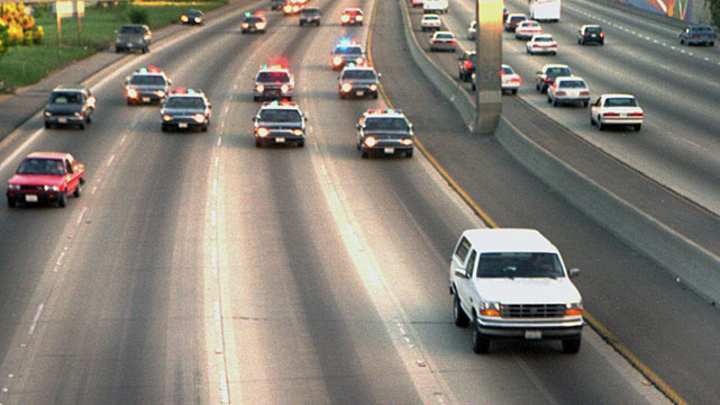 Scenes from the O.J. Simpson Chase Scenes from the O.J. Simpson Chase
