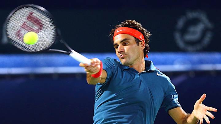 Federer breezes past Becker at Dubai Championships