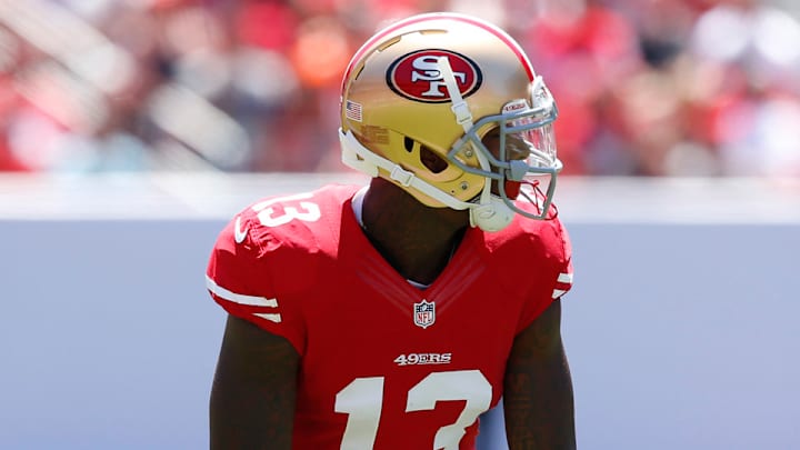49ers' Kaepernick, Stevie Johnson say their connection isn't clicking yet