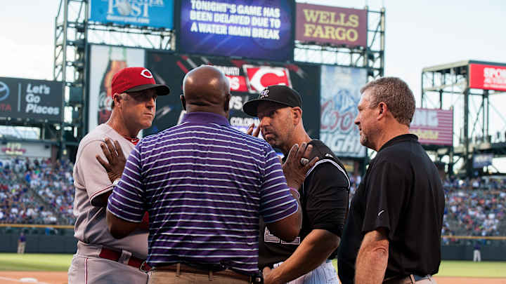Rockies-Reds game postponed due to water main break outside Coors Field