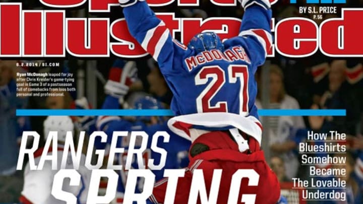 New York Rangers on national cover of new issue of Sports Illustrated New York Rangers on national cover of new issue of Sports Illustrated