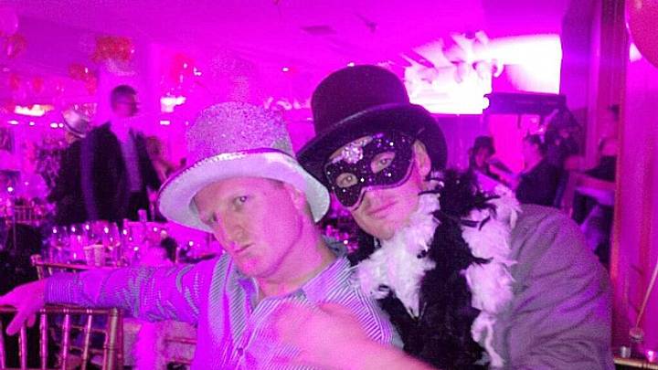 Tennis players ring in the New Year