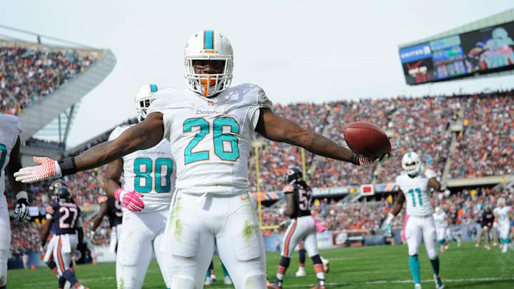 Dolphins RB Lamar Miller day-to-day with separated shoulder