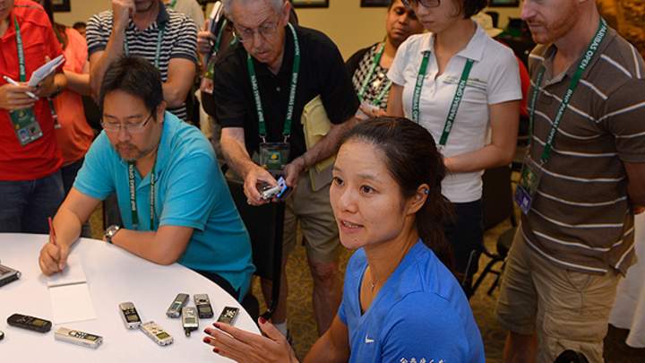 Li Na settling into her new role as the top seed at Indian Wells