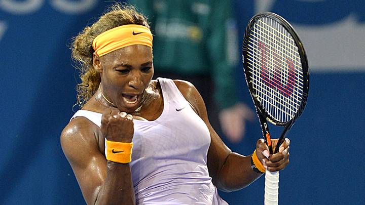 Serena overpowers Sharapova in Brisbane International semifinal