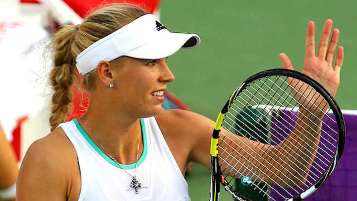 Serena Williams tweets her support for Caroline Wozniacki after break-up