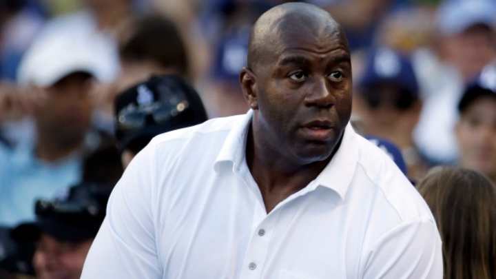Magic Johnson says Jim Buss is to blame for Lakers' woes Magic Johnson says Jim Buss is to blame for Lakers' woes
