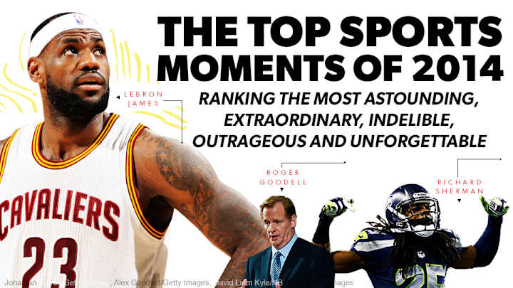 Most memorable sports moments of 2014: Highs & lows, from 114 to 1