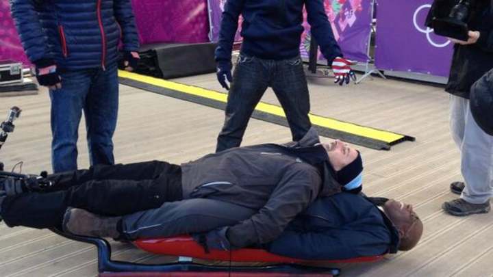 Al Roker and Matt Lauer Went Luging Again Al Roker and Matt Lauer Went Luging Again