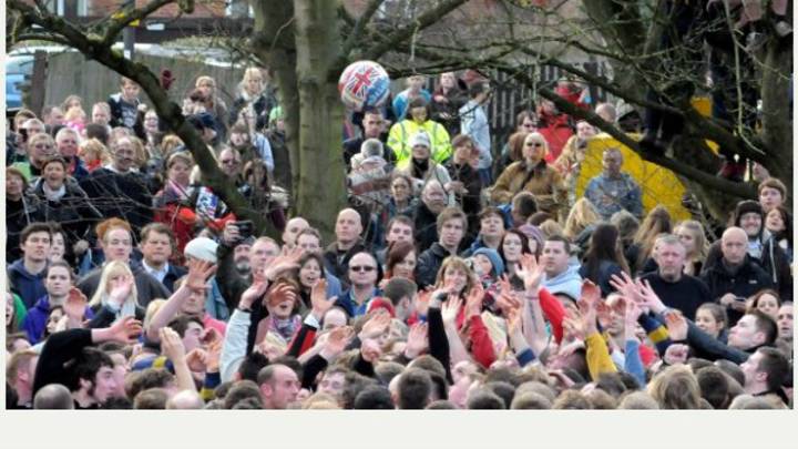 Shrovetide Football: Everything but Murder is Fair in Crazy Town-Wide Game Shrovetide Football: Everything but Murder is Fair in Crazy Town-Wide Game