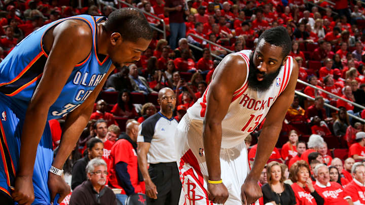 Report: Rockets to use James Harden as 'lead recruiter' for Kevin Durant