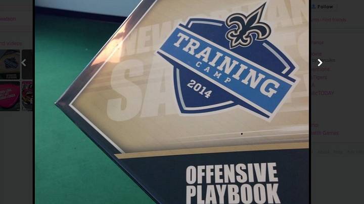 Bubba Watson gets a look at New Orleans Saints playbook Bubba Watson gets a look at New Orleans Saints playbook