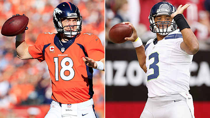 Matchup of Peyton Manning, Russell Wilson intriguing on many levels