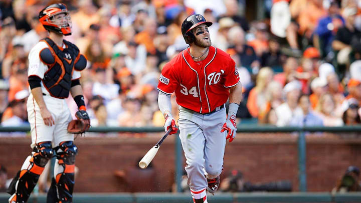 Bryce Harper steps up as Nationals stay alive vs. Giants in NLDS Bryce Harper steps up as Nationals stay alive vs. Giants in NLDS