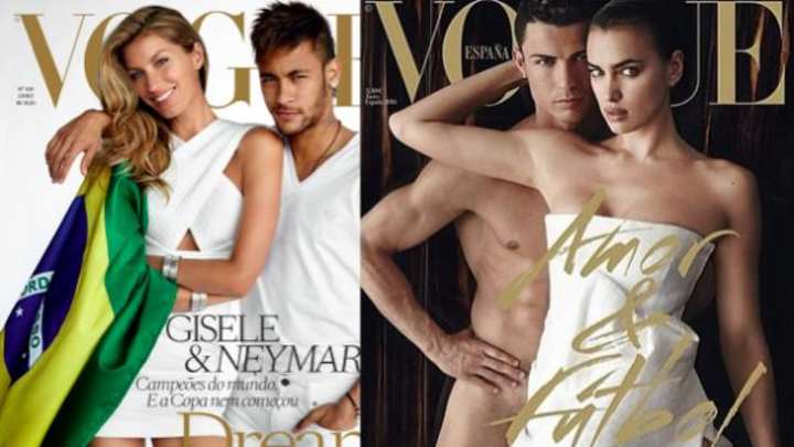 Who Had the Better Vogue Cover: Cristiano and Irina or Neymar and Gisele?