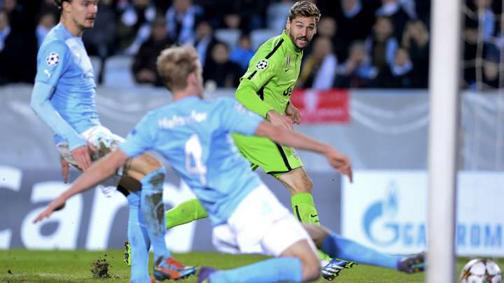 Llorente scores in Juve win; Malmo eliminated from Champions League Llorente scores in Juve win; Malmo eliminated from Champions League
