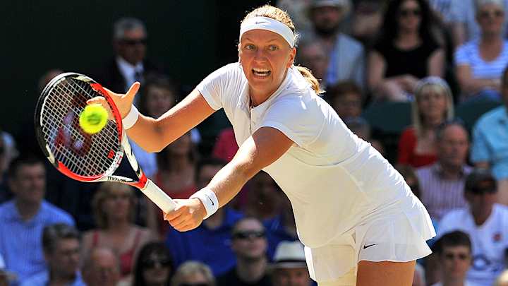 Bouchard shows composure, sets up Wimbledon final against Kvitova Bouchard shows composure, sets up Wimbledon final against Kvitova
