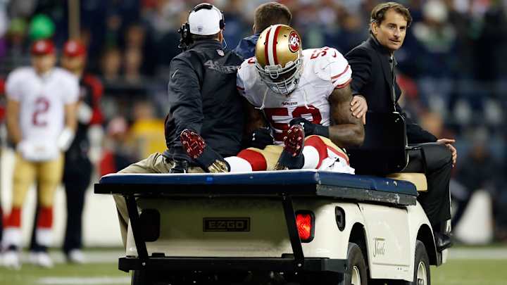Report: 49ers LB NaVorro Bowman still experiencing pain in knee