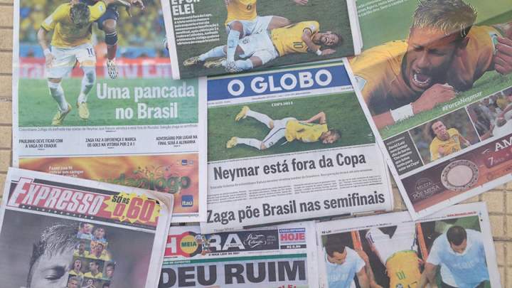 Neymar out for the World Cup: Brazil's Headlines