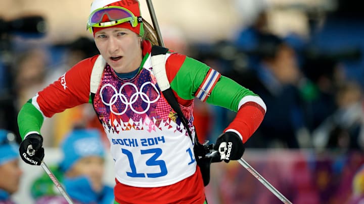Domracheva wins 2nd biathlon gold at Sochi Games Domracheva wins 2nd biathlon gold at Sochi Games