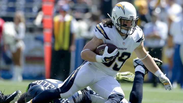 Report: Chargers RB Danny Woodhead will have surgery, likely done for year