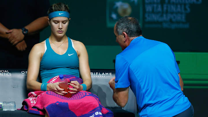 Eugenie Bouchard and coach Nick Saviano split Eugenie Bouchard and coach Nick Saviano split