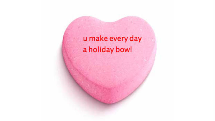 I Would Give All The Tostitos 4 U: College football candy hearts for Valentine's Day