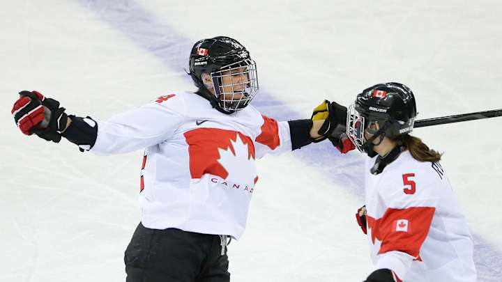 Canada women beat Swiss 3-1, will play for gold. Canada women beat Swiss 3-1, will play for gold.