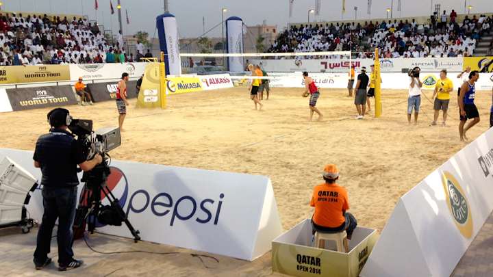 Migrant workers paid to act as fans at sporting events in Qatar