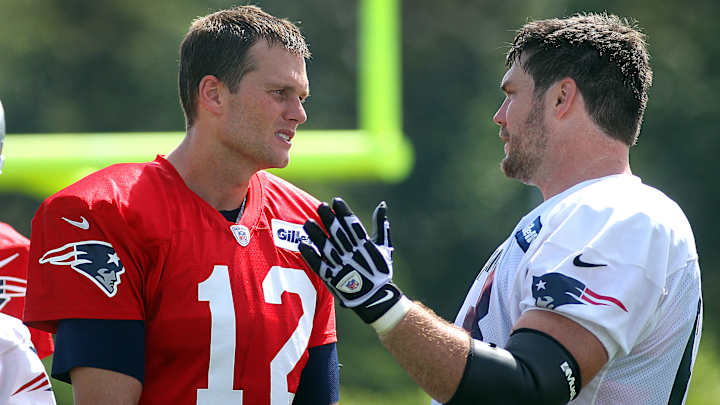 Tom Brady: 'I’ve got my hands on [the centers'] butts probably more than their wives'