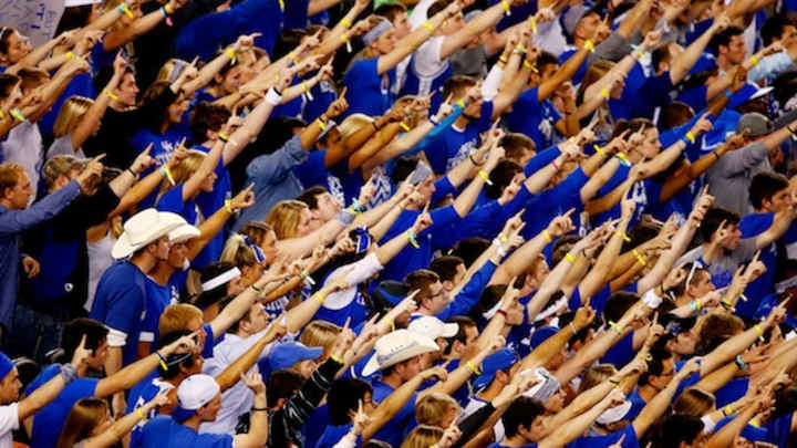 UK Fans Go Crazy after Loss (But Not Too Crazy)