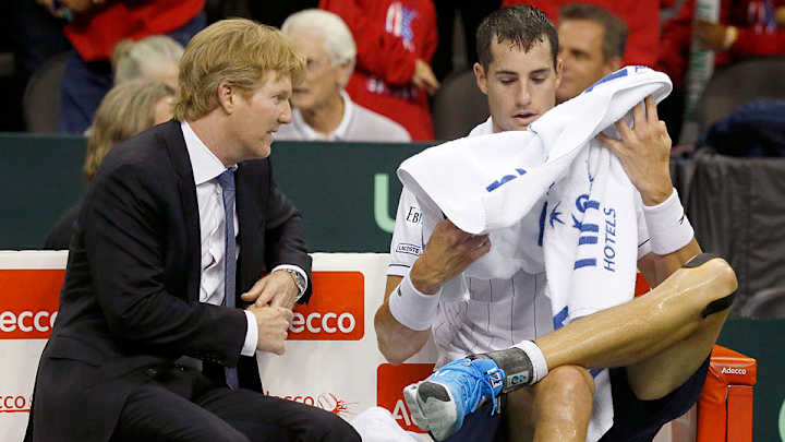 Isner, United States take 1-0 lead over Slovakia in Davis Cup