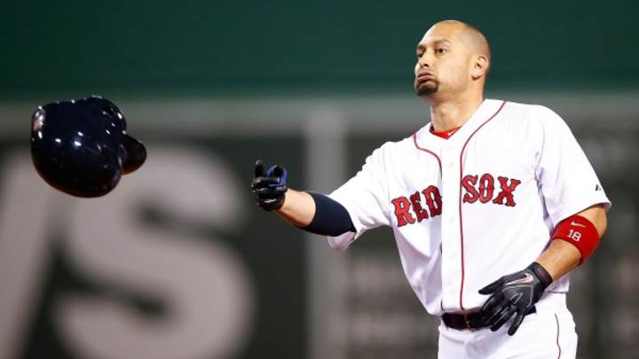 Red Sox put Shane Victorino back on disabled list with right hamstring strain