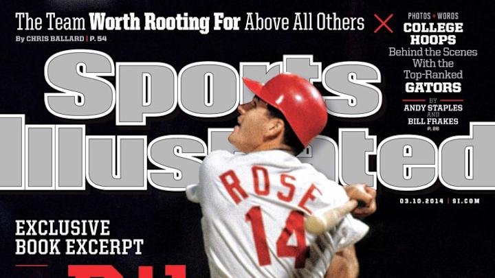 Pete Rose hits the cover of the March 10 issue of Sports Illustrated Pete Rose hits the cover of the March 10 issue of Sports Illustrated