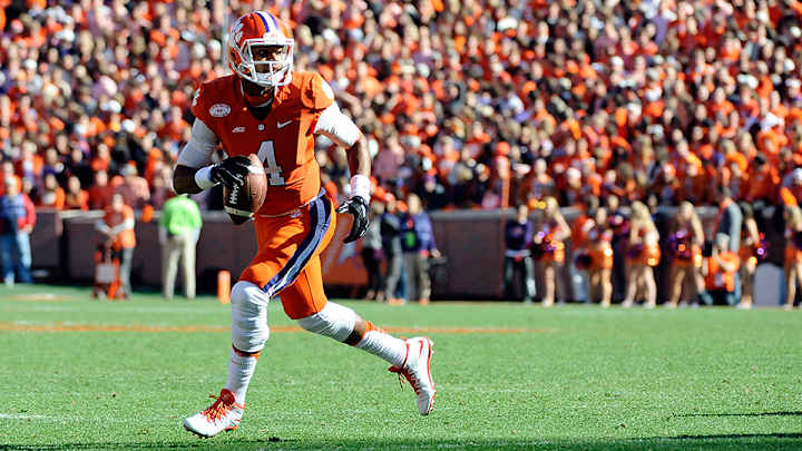Clemson QB Deshaun Watson faced South Carolina with torn ACL Clemson QB Deshaun Watson faced South Carolina with torn ACL